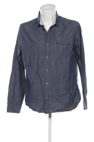 Cămașă de bărbați Calvin Klein Jeans, Mărime XXL, Culoare Albastru, Preț 215,99 Lei