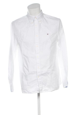 Męska koszula Tommy Hilfiger, Rozmiar L, Kolor Biały, Cena 452,99 zł
