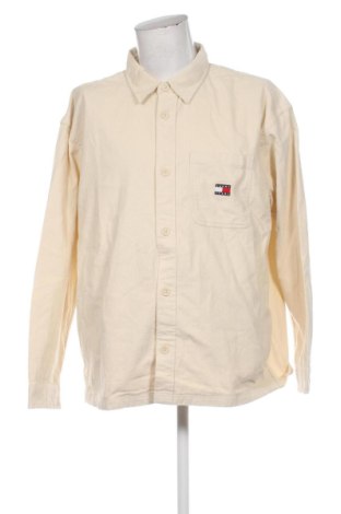 Herrenhemd Tommy Jeans, Größe XXL, Farbe Ecru, Preis 122,99 €, #135749511