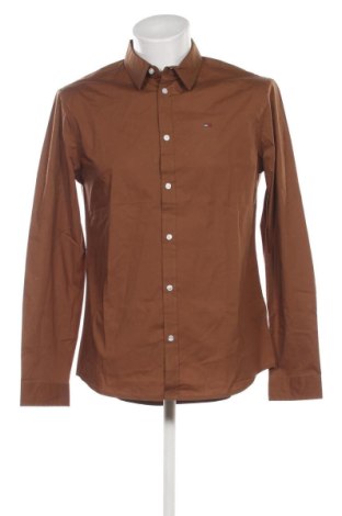 Cămașă de bărbați Tommy Jeans, Mărime L, Culoare Maro, Preț 371,99 Lei
