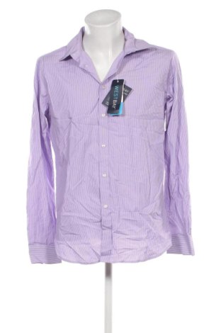 Ανδρικό πουκάμισο Westbay, Μέγεθος L, Χρώμα Βιολετί, Τιμή 9,99 €