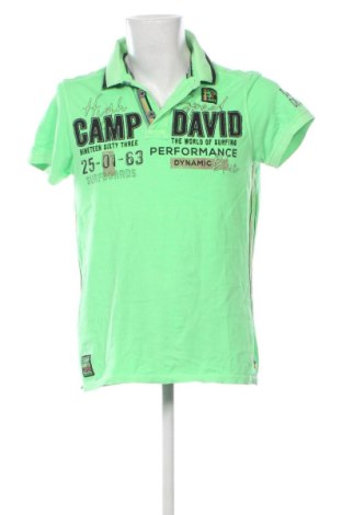 Pánské tričko  Camp David, Velikost M, Barva Zelená, Cena  349,00 Kč