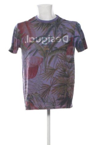Ανδρικό t-shirt Desigual, Μέγεθος L, Χρώμα Πολύχρωμο, Τιμή 18,99 €