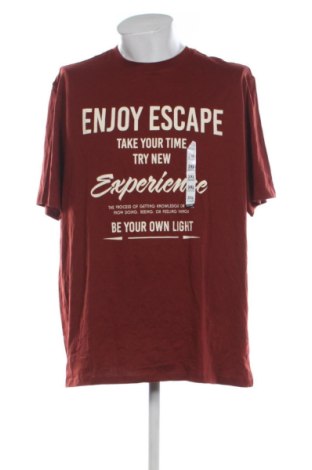 Pánské tričko  Kiabi, Velikost 3XL, Barva Červená, Cena  269,00 Kč