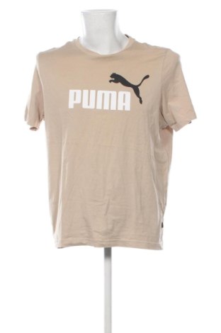 Ανδρικό t-shirt PUMA, Μέγεθος L, Χρώμα  Μπέζ, Τιμή 16,99 €