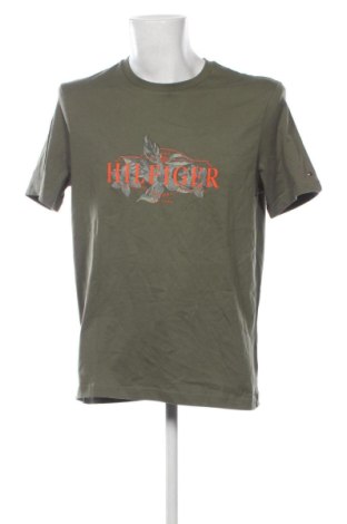 Tricou de bărbați Tommy Hilfiger, Mărime L, Culoare Verde, Preț 322,99 Lei