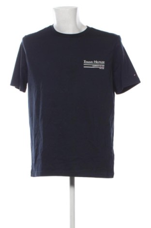 Męski T-shirt Tommy Hilfiger, Rozmiar XL, Kolor Niebieski, Cena 269,99 zł