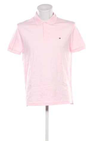Męski T-shirt Tommy Hilfiger, Rozmiar L, Kolor Różowy, Cena 382,99 zł