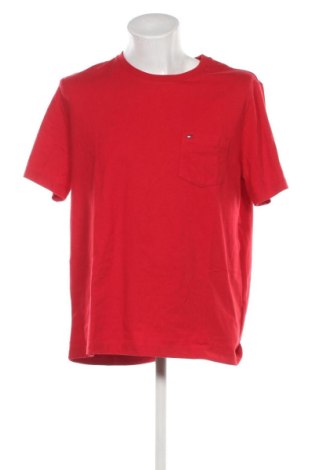 Tricou de bărbați Tommy Hilfiger, Mărime XL, Culoare Roșu, Preț 142,99 Lei