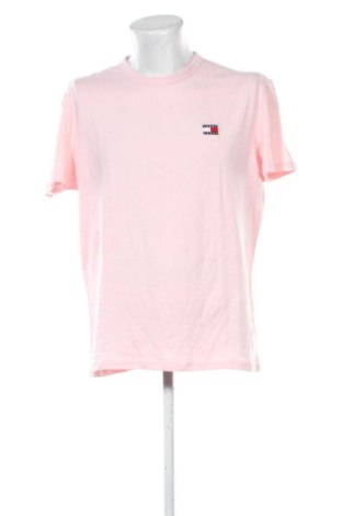 Tricou de bărbați Tommy Jeans, Mărime XL, Culoare Roz, Preț 211,99 Lei