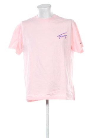 Ανδρικό t-shirt Tommy Jeans, Μέγεθος L, Χρώμα Ρόζ , Τιμή 29,99 €, #135788860