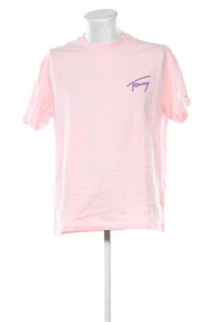 Tricou de bărbați Tommy Jeans, Mărime L, Culoare Roz, Preț 154,99 Lei