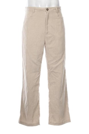 Ανδρικό κοτλέ παντελόνι SHEIN, Μέγεθος S, Χρώμα  Μπέζ, Τιμή 6,99 €