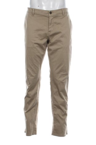 Męskie spodnie Hugo Boss, Rozmiar XL, Kolor Beżowy, Cena 516,77 zł