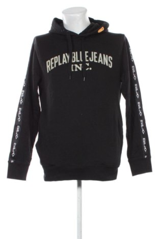 Férfi sweatshirt Replay, Méret L, Szín Fekete, Ár 21 029 Ft