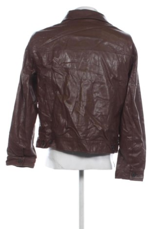 Ανδρικό δερμάτινο μπουφάν H&M, Μέγεθος M, Χρώμα Καφέ, Τιμή 23,99 €