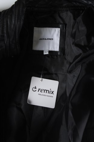 Pánská kožená bunda  Jack & Jones, Velikost L, Barva Černá, Cena  939,00 Kč