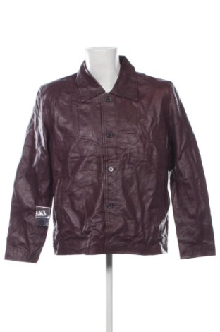 Pánská kožená bunda  Unbranded, Velikost L, Barva Fialová, Cena  1 349,00 Kč