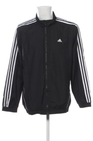 Ανδρική αθλητική ζακέτα Adidas, Μέγεθος XXL, Χρώμα Μαύρο, Τιμή 21,99 €