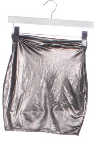 Fustă Boohoo, Mărime XS, Culoare Argintiu, Preț 52,13 Lei