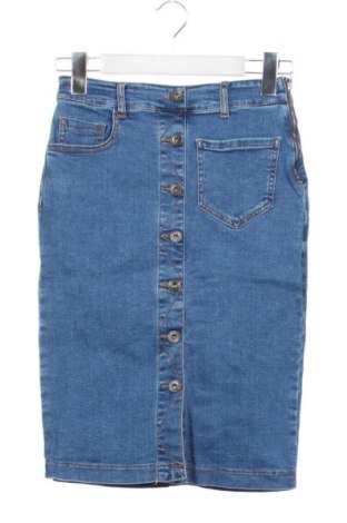 Fustă Stradivarius, Mărime XS, Culoare Albastru, Preț 77,00 Lei