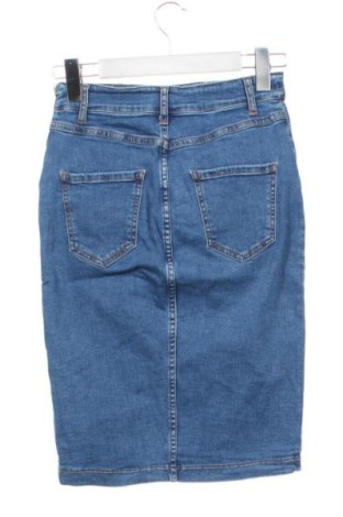 Fustă Stradivarius, Mărime XS, Culoare Albastru, Preț 77,00 Lei