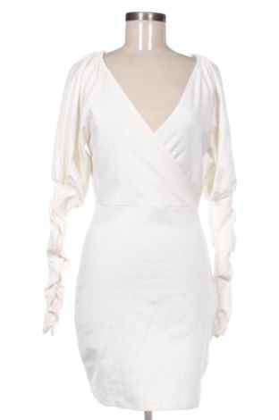 Šaty  NA-KD, Velikost L, Barva Bílá, Cena  709,00 Kč