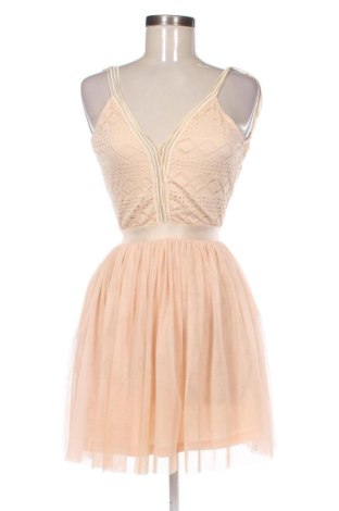 Rochie Unbranded, Mărime XS, Culoare Bej, Preț 104,10 Lei