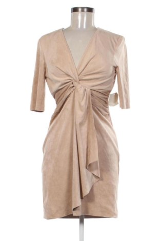 Šaty  Zara, Veľkosť L, Farba Béžová, Cena  37,40 €