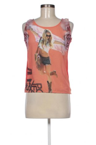 Γυναικείο αμάνικο μπλουζάκι Unbranded, Μέγεθος M, Χρώμα Πορτοκαλί, Τιμή 1,99 €