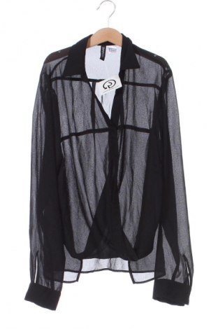 Дамска блуза H&M Divided, Размер XS, Цвят Черен, Цена 2,04 €