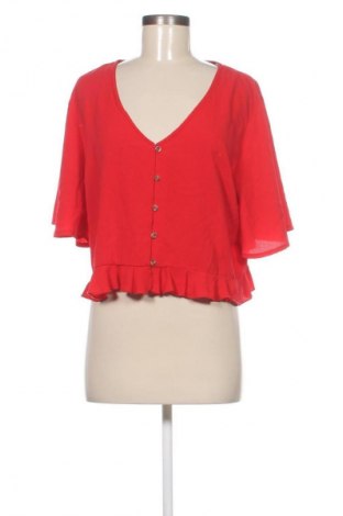 Dámská halenka New Look, Velikost M, Barva Červená, Cena  49,00 Kč