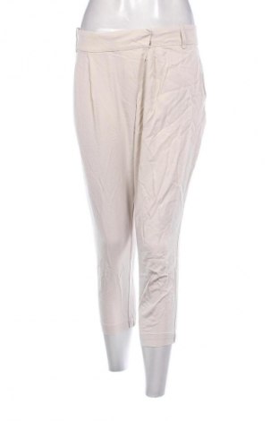 Damskie spodnie Zara, Rozmiar L, Kolor ecru, Cena 85,99 zł