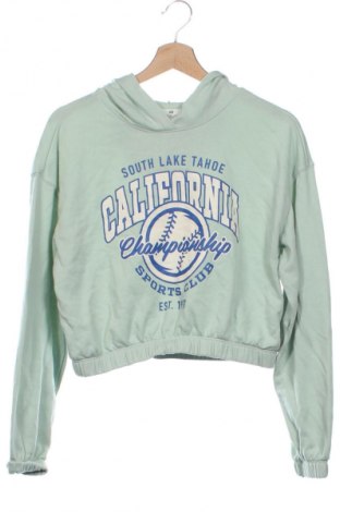 Hanorac pentru copii H&M, Mărime 14-15y/ 168-170 cm, Culoare Verde, Preț 10,99 Lei