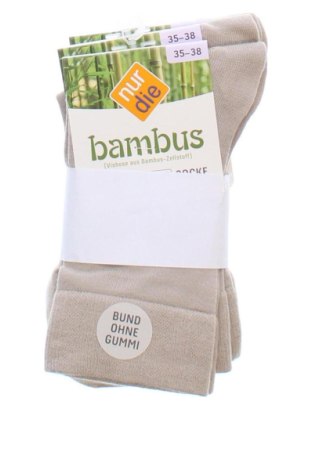 Skarpety Nur Die, Rozmiar S, Kolor Beżowy, Cena 32,99 zł