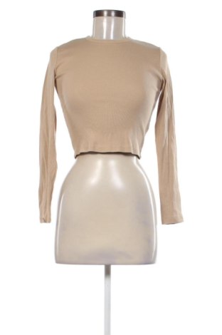 Γυναικεία μπλούζα Bershka, Μέγεθος S, Χρώμα  Μπέζ, Τιμή 9,70 €