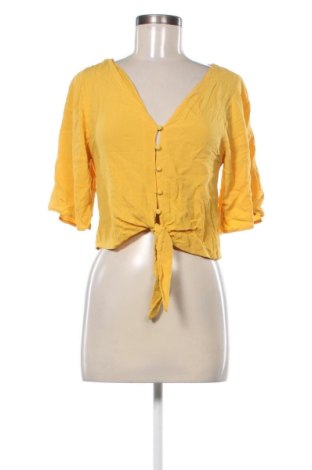 Bluzka damska Bershka, Rozmiar XS, Kolor Żółty, Cena 51,99 zł