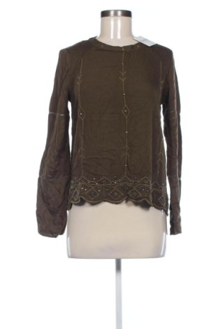 Дамска блуза Bershka, Размер S, Цвят Зелен, Цена 9,78 €