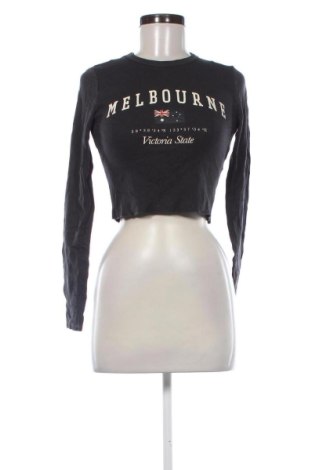 Дамска блуза Bershka, Размер M, Цвят Сив, Цена 4,60 €