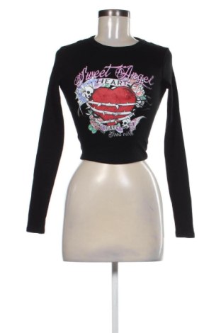 Дамска блуза Bershka, Размер S, Цвят Черен, Цена 16,33 €