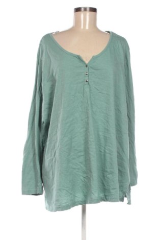 Γυναικεία μπλούζα Bpc Bonprix Collection, Μέγεθος 4XL, Χρώμα Πράσινο, Τιμή 8,99 €