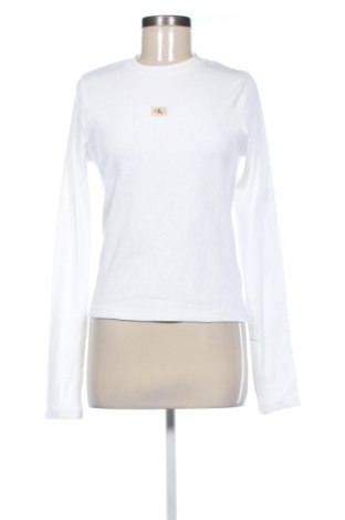 Γυναικεία μπλούζα Calvin Klein Jeans, Μέγεθος L, Χρώμα Λευκό, Τιμή 51,99 €