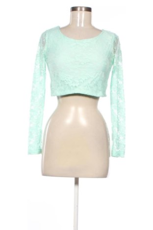 Дамска блуза Gina Tricot, Размер XS, Цвят Зелен, Цена 10,16 €