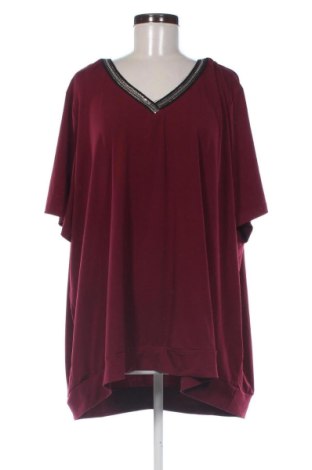 Bluzka damska Janina, Rozmiar 5XL, Kolor Czerwony, Cena 51,99 zł