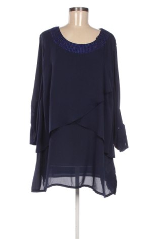 Γυναικεία μπλούζα Komplimente, Μέγεθος 3XL, Χρώμα Μπλέ, Τιμή 5,99 €