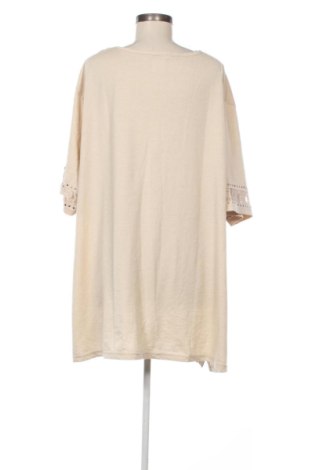 Γυναικεία μπλούζα M. Collection, Μέγεθος 4XL, Χρώμα  Μπέζ, Τιμή 8,99 €