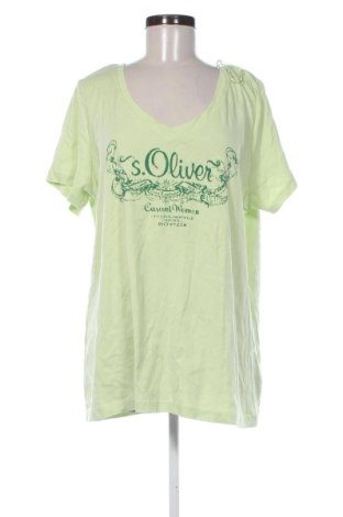 Γυναικεία μπλούζα S.Oliver, Μέγεθος XXL, Χρώμα Πράσινο, Τιμή 12,99 €