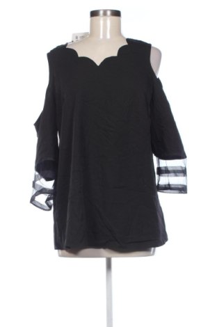 Дамска блуза SHEIN, Размер XL, Цвят Черен, Цена 10,22 €