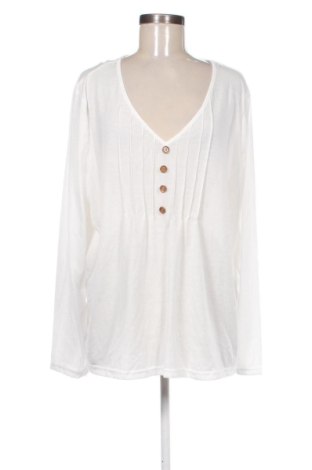 Γυναικεία μπλούζα SHEIN, Μέγεθος 3XL, Χρώμα Λευκό, Τιμή 16,00 €