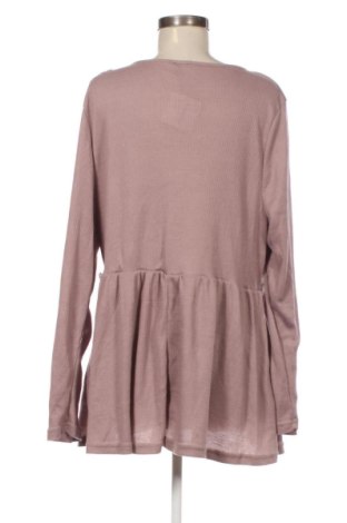 Damen Shirt SHEIN, Größe 4XL, Farbe Aschrosa, Preis € 12,99